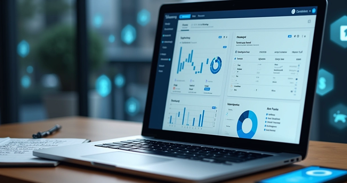 Planilha e dashboard de CRM com dados de clientes 