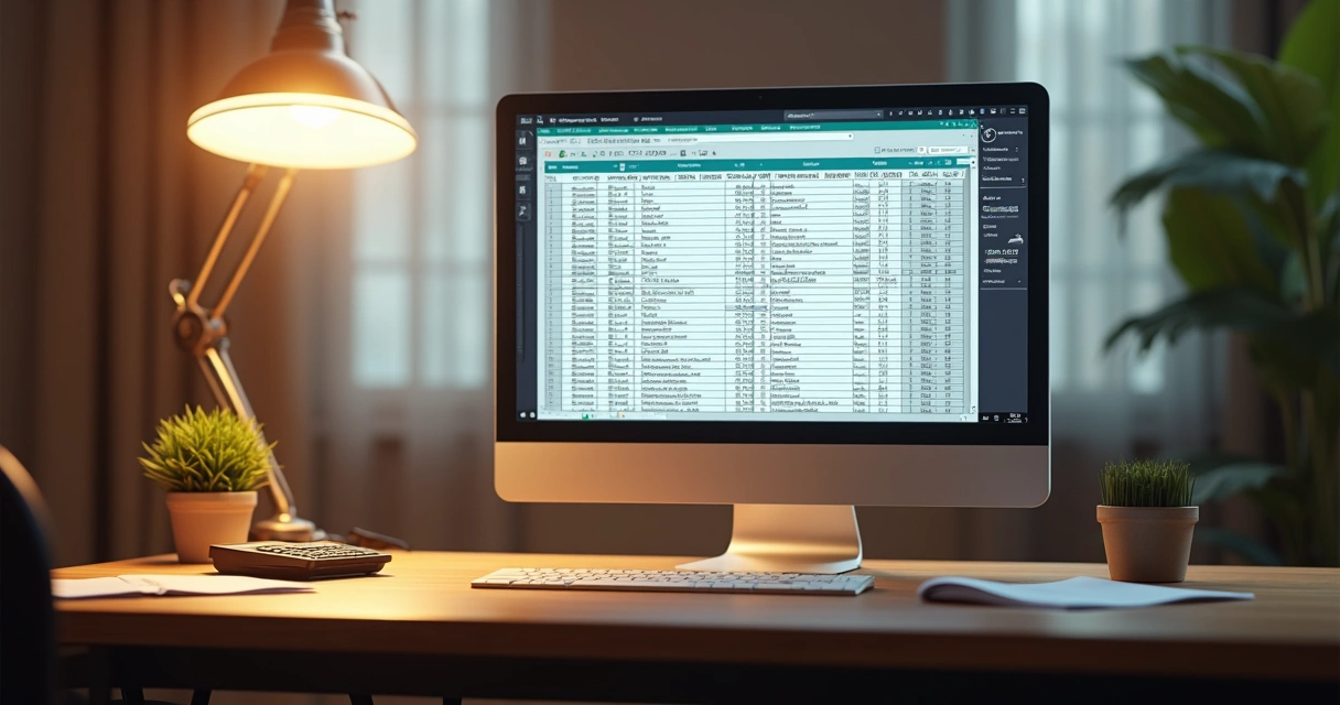 Planilha digital aberta mostrando lista de clientes. 