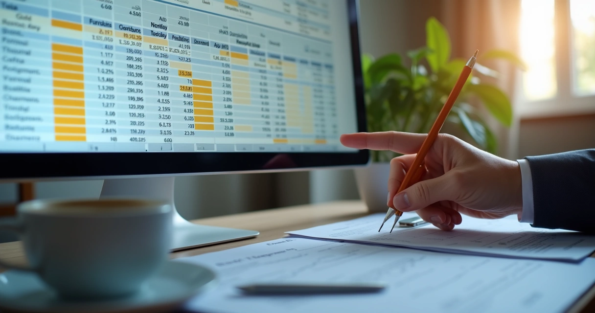 Tela de planilha comparando investimentos em ouro e renda fixa 