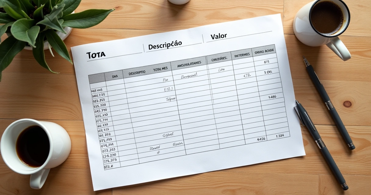 Planilha simples mostrando controle de vendas e acumulado do ano