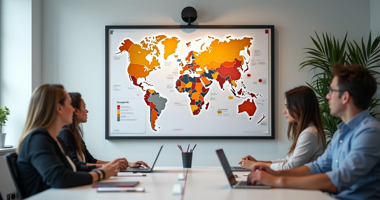 Quadro branco com planejamento financeiro e metas 