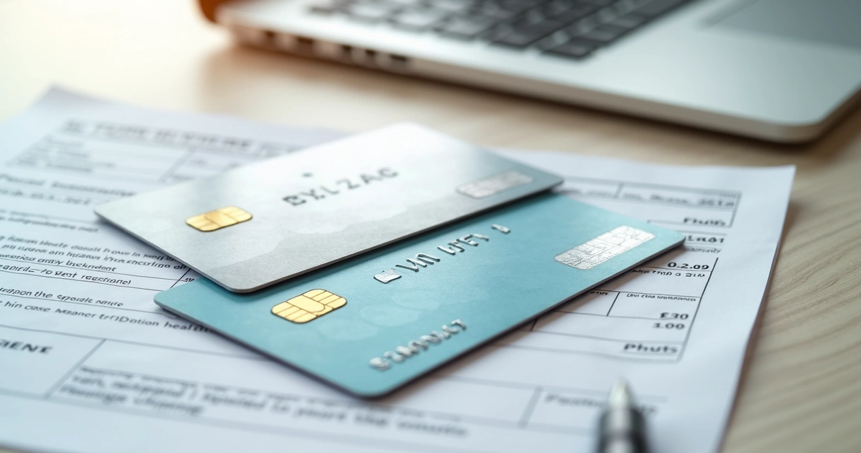 Carteiras de plano de saúde lado a lado com documentos fiscais 