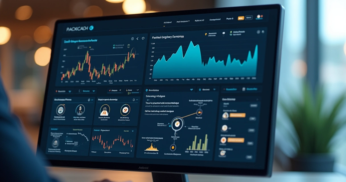 Tela de sistema mostrando plataforma de automação jurídica 