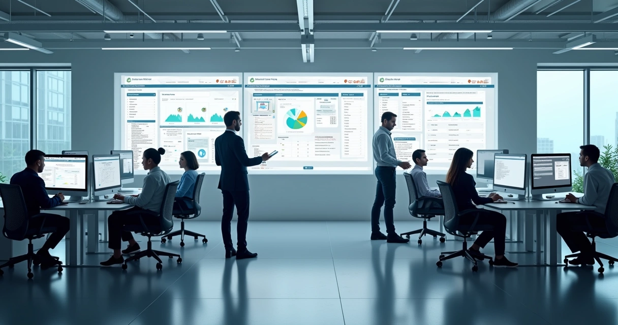 Tela com diversas plataformas digitais de atendimento ao cliente integradas 