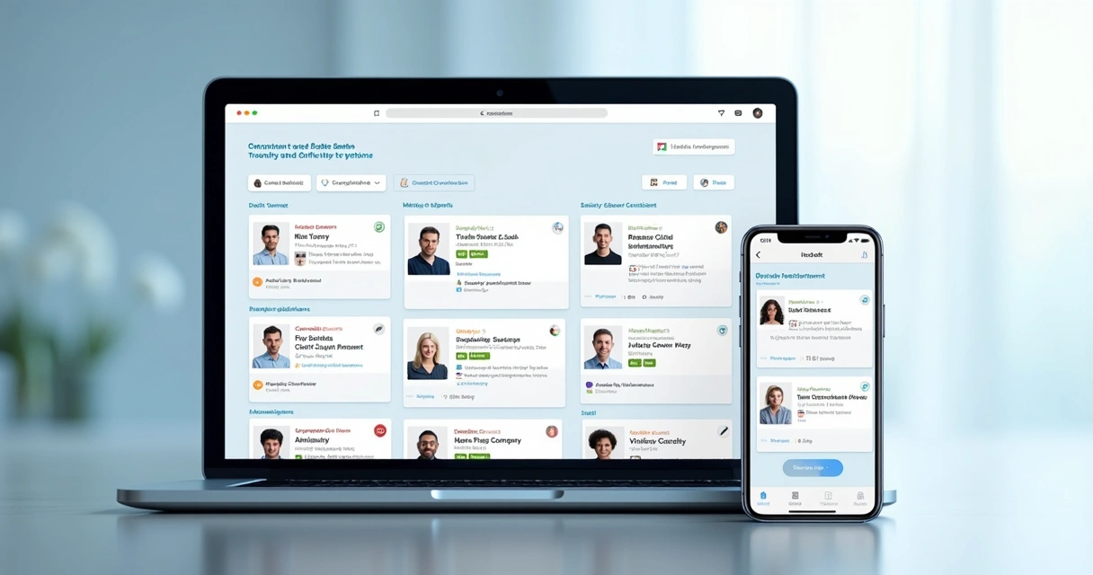Plataforma digital centralizando certificados NR de diversos colaboradores