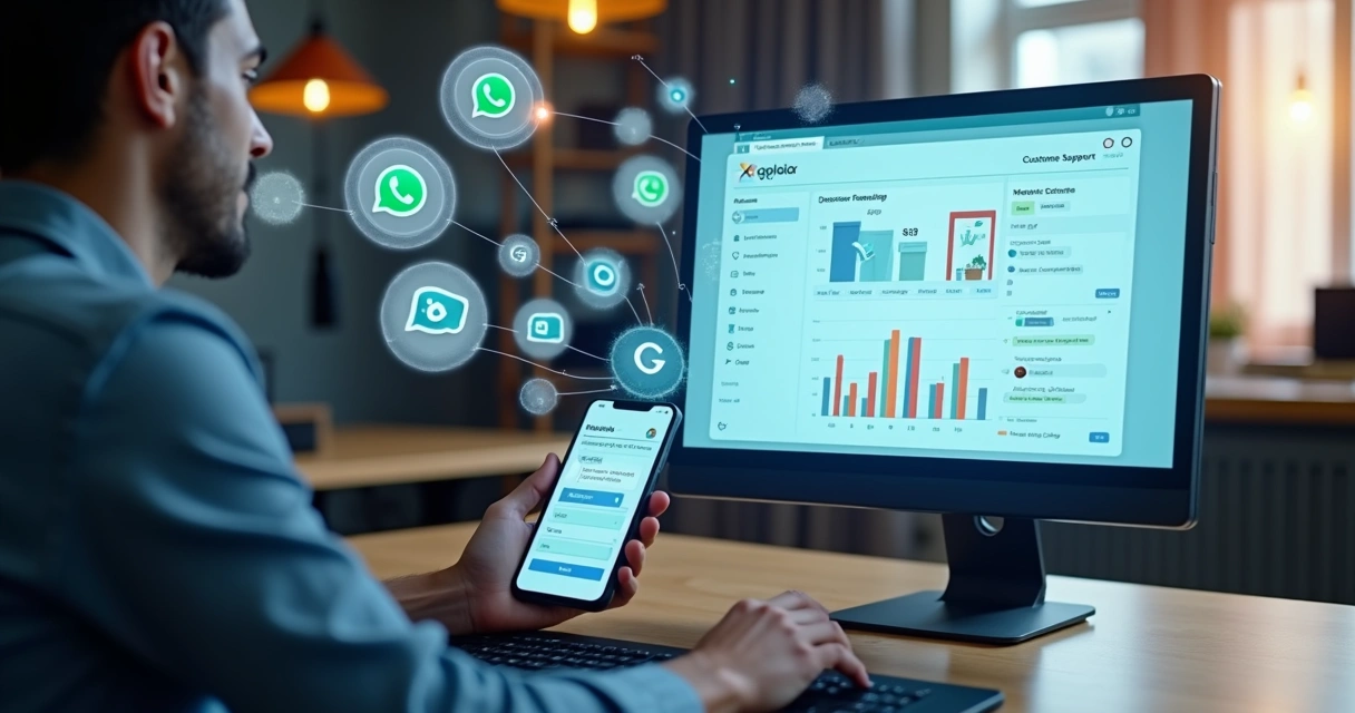 Plataforma de chatbot se integrando com ecommerce 