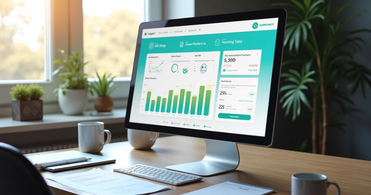 Plataforma com integrações financeiras e painel de cobrança de serviços 
