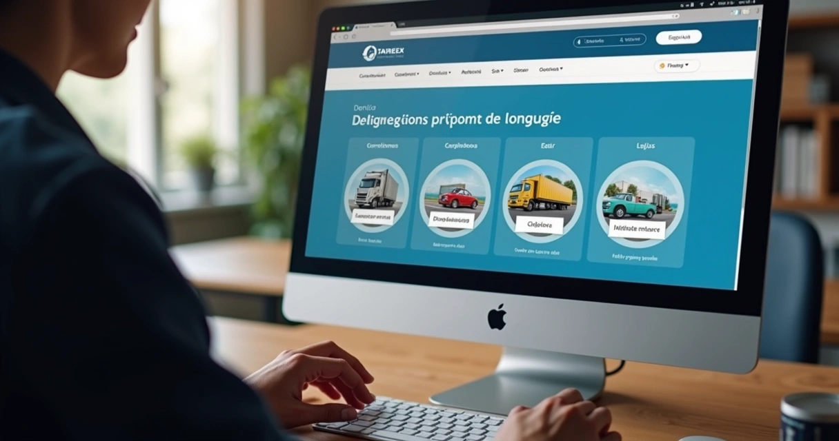 Tela de computador mostrando plataforma de cursos online de trânsito, interface em português, módulos listados no menu.