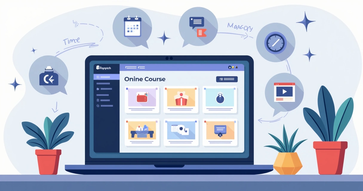 Ambiente de área de membros online para cursos, eventos e comunidade em portal integrado 