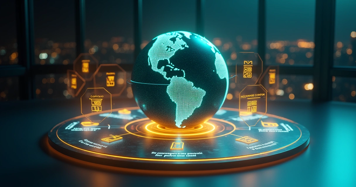 Conceito de plataforma digital conectada ao sistema tributário brasileiro IBS CBS 