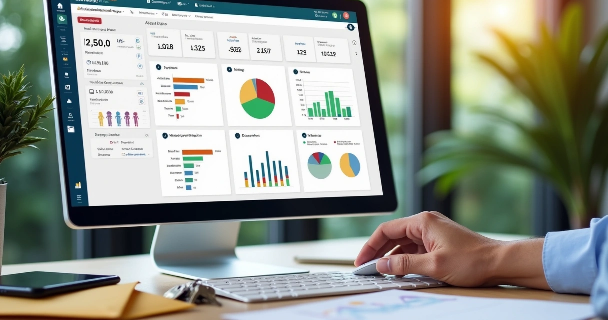Tela de plataforma digital para gestão de alugueis 
