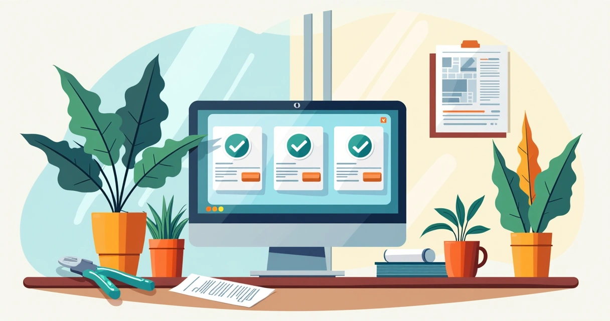 Tela de plataforma digital de licenciamento imobiliário 