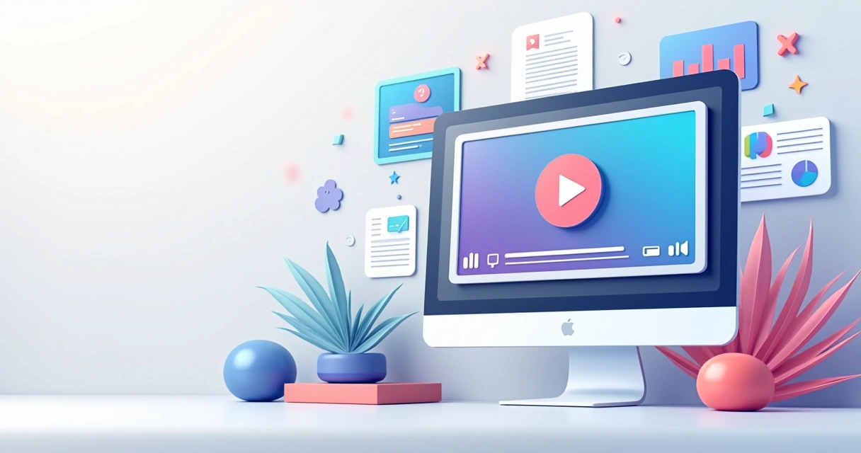 Tela de plataforma EAD com videoaula e ferramentas de estudo 