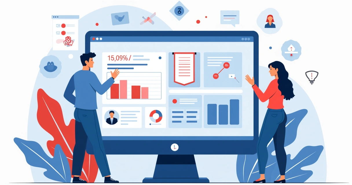 Dashboard de plataforma com certificados digitais 