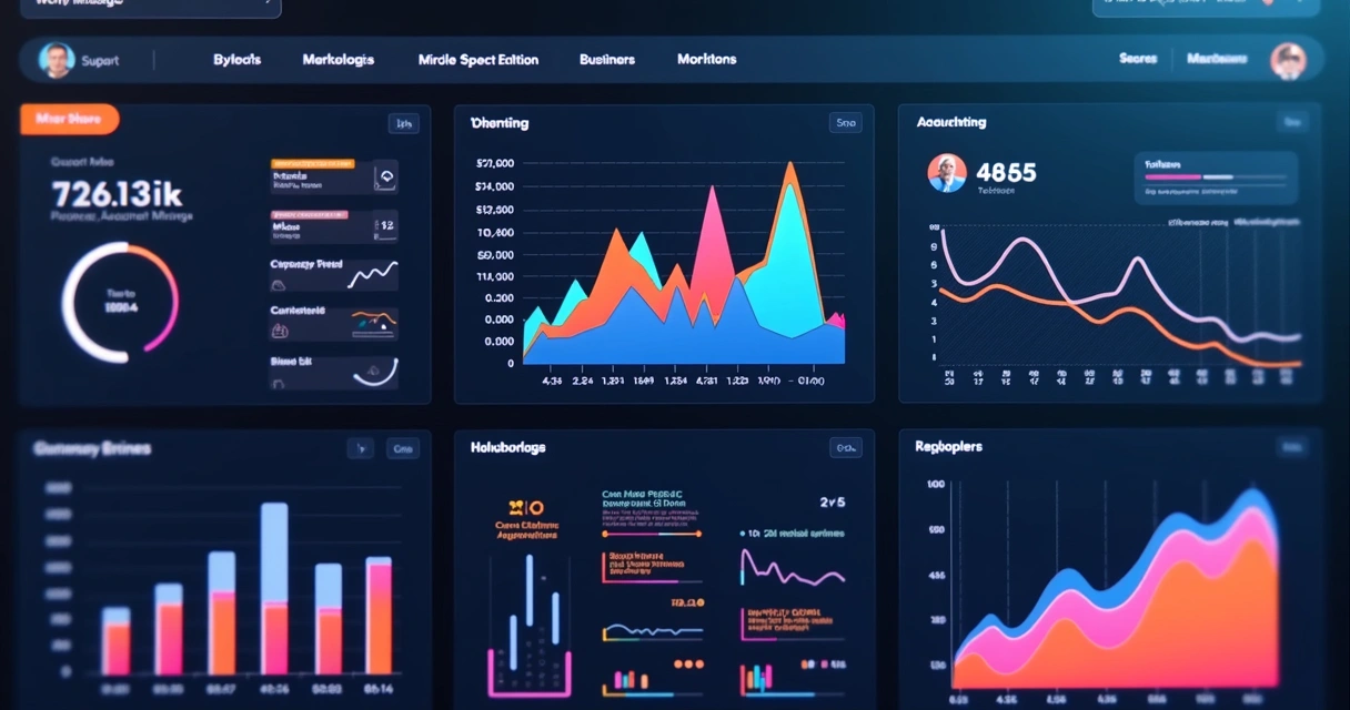 Dashboard de gestão com dados de redes sociais 