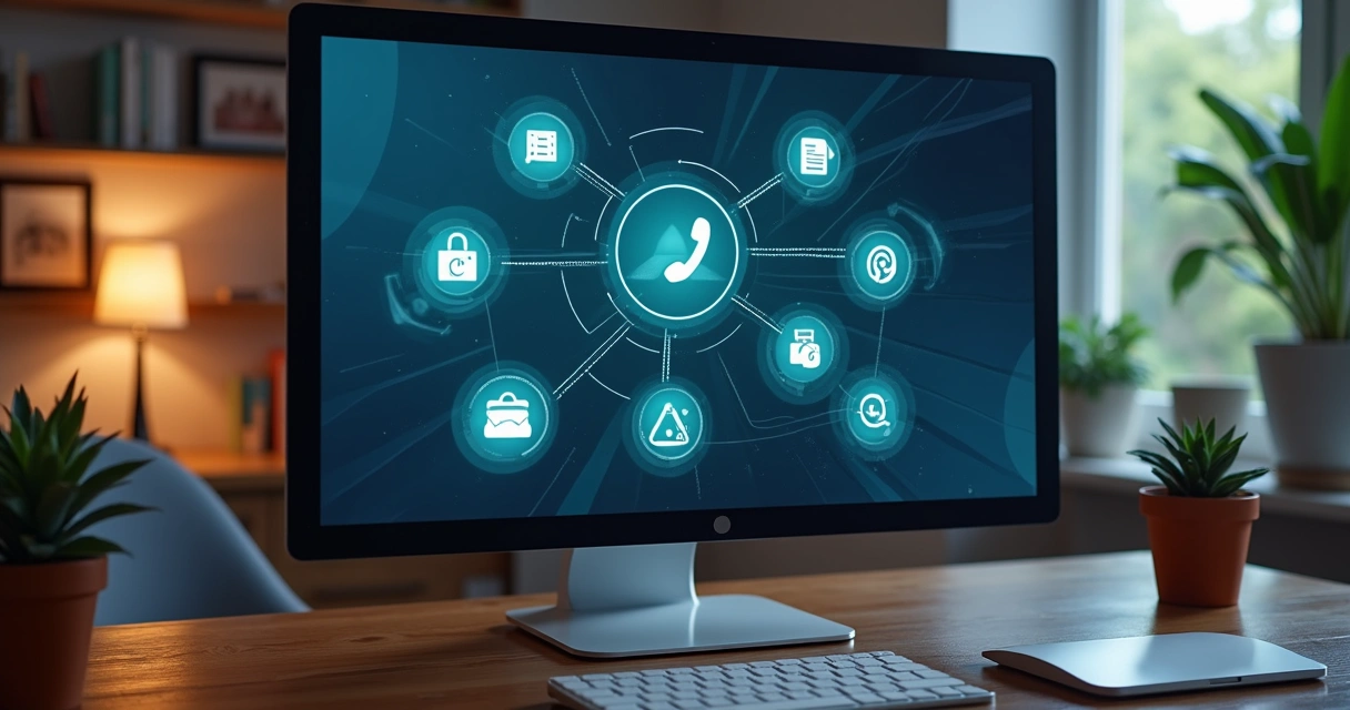 Tela de plataforma mostrando integração de canais de atendimento 