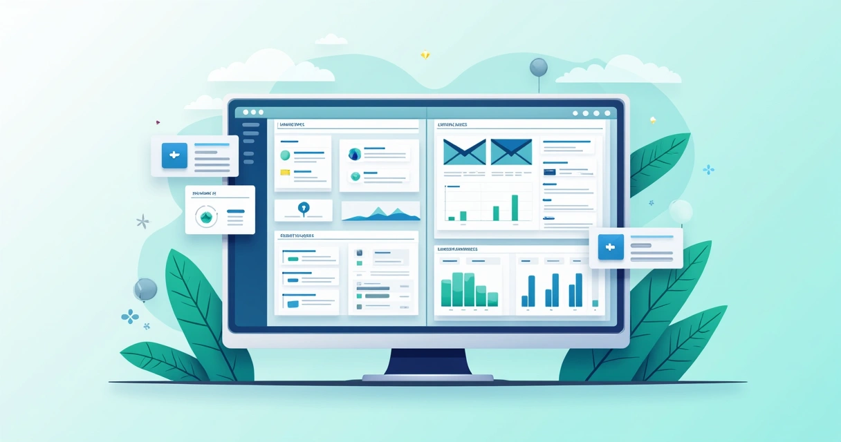 Plataforma unificada com site, landing page e e-mail 