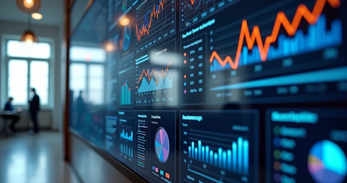 Plataforma integrada de vendas e marketing na tela 