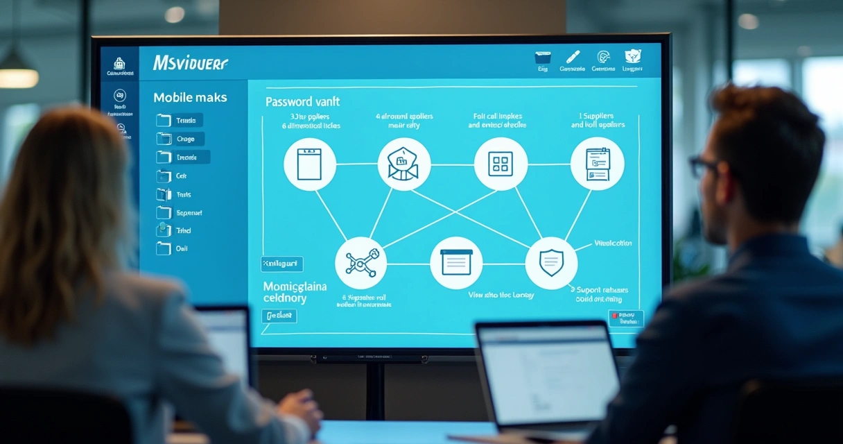 Painel digital plataforma Movitera gerenciamento TI colaborativo 