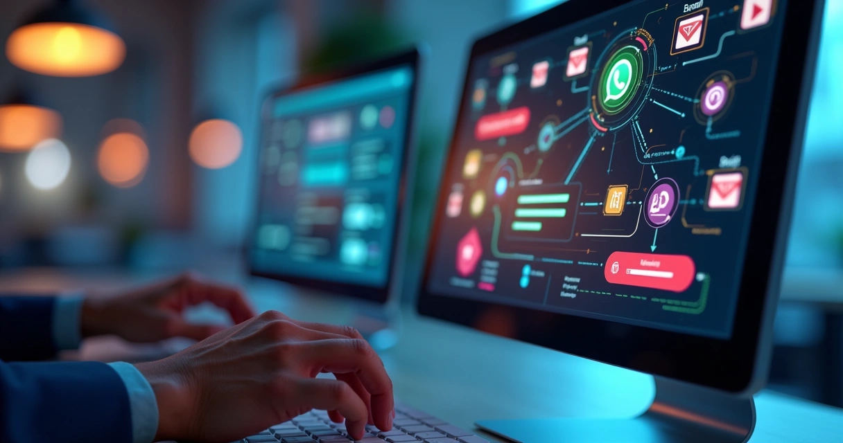 Plataforma em tela com vários canais integrados 