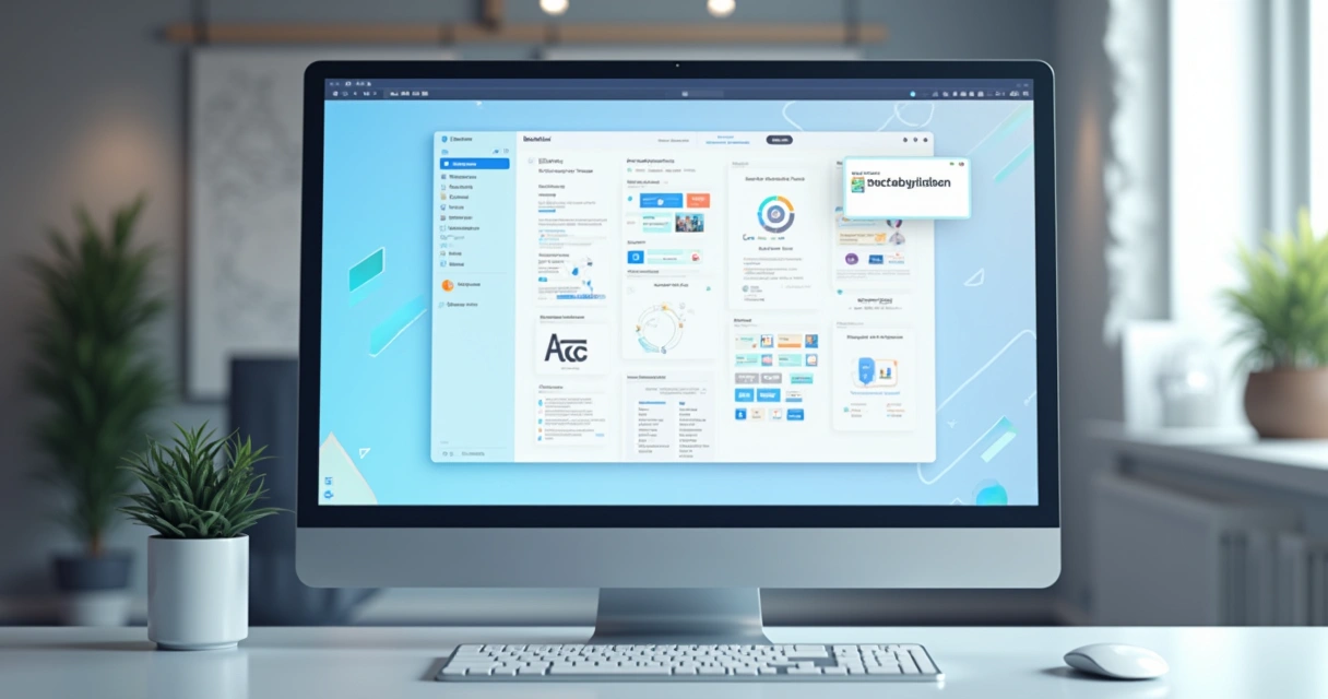 Interface intuitiva de desenvolvimento no-code com painéis arrastáveis 
