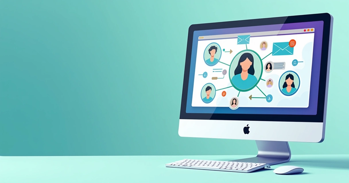 Tela de plataforma omnicanal com múltiplos canais integrados 