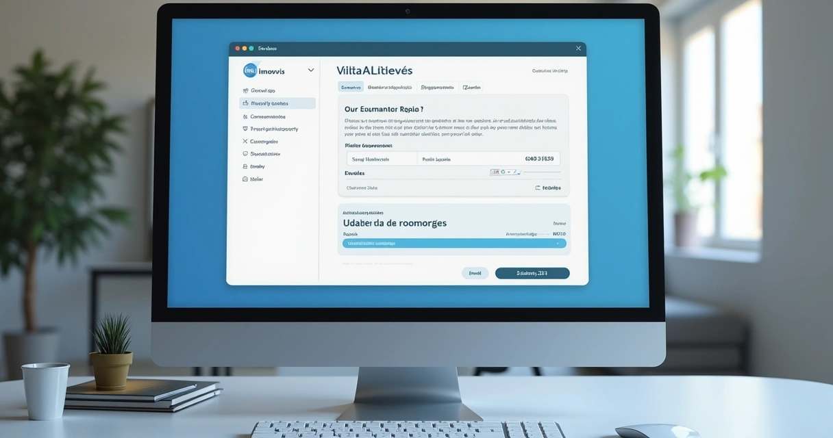 Tela de plataforma SaaS mostrando reajuste de aluguel automatizado 