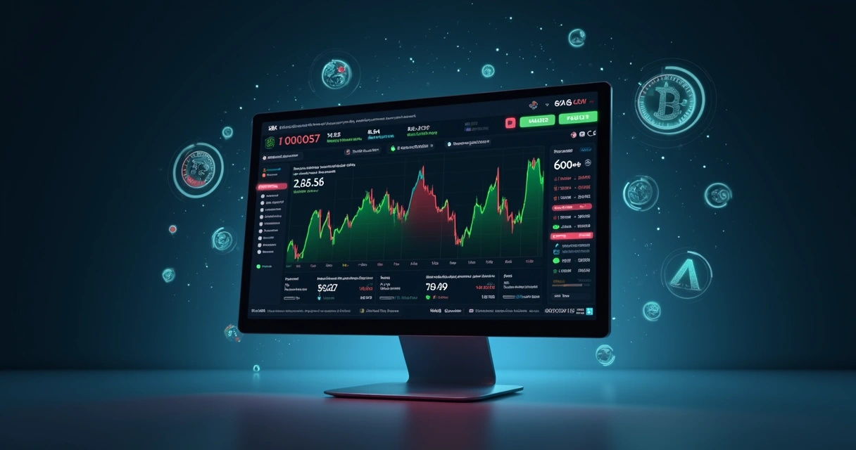 Tela da plataforma digital mostrando mercado preditivo com dados em gráficos e opções de Sim e Não em português 
