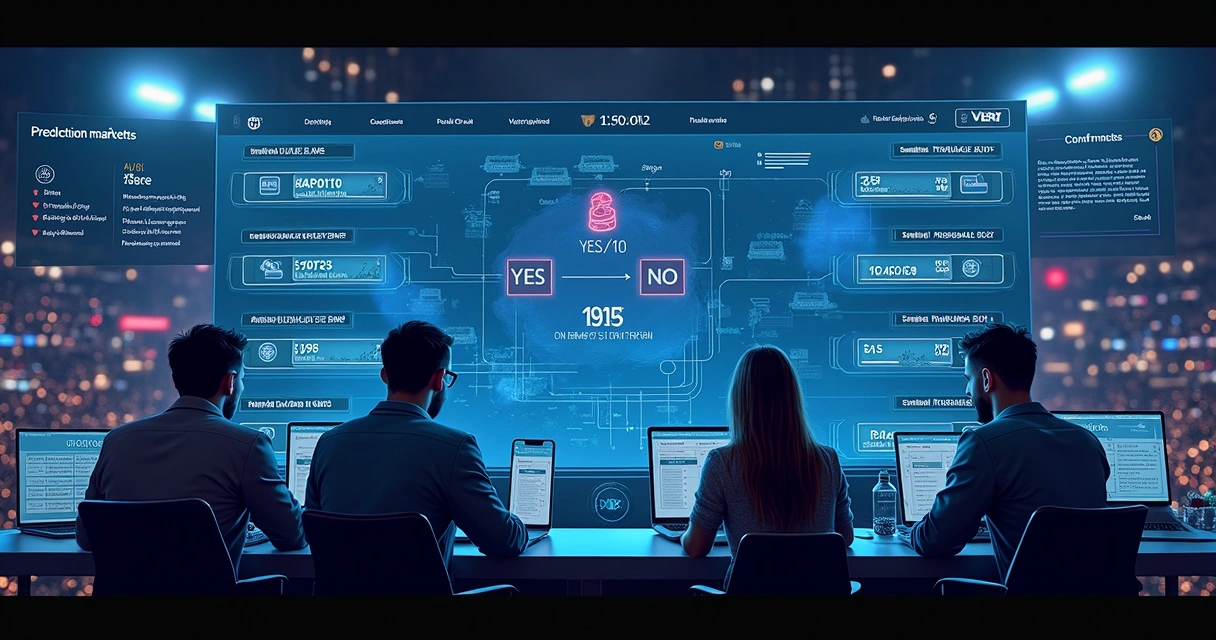 Tela com gráficos de apostas preditivas e caixas de compra digital 