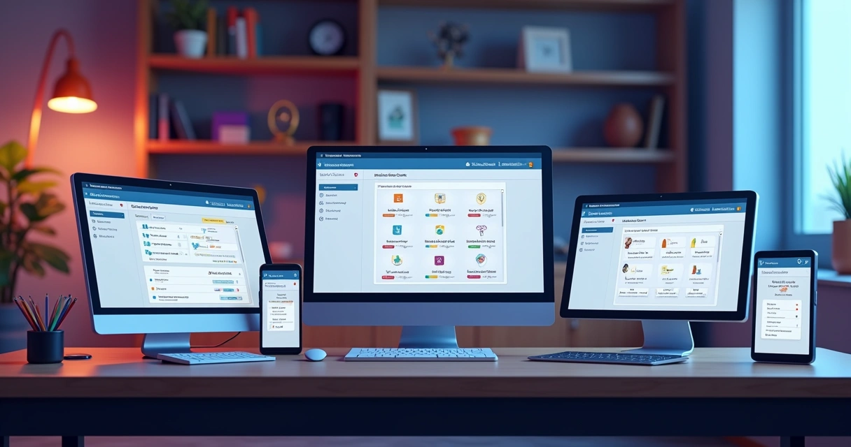 Identidade visual personalizada em plataforma própria de cursos 