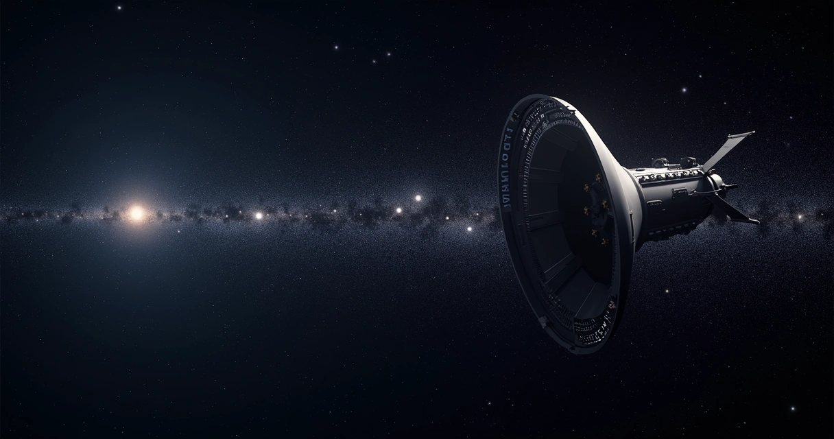 Plato observando estrelas com múltiplas câmeras alinhadas