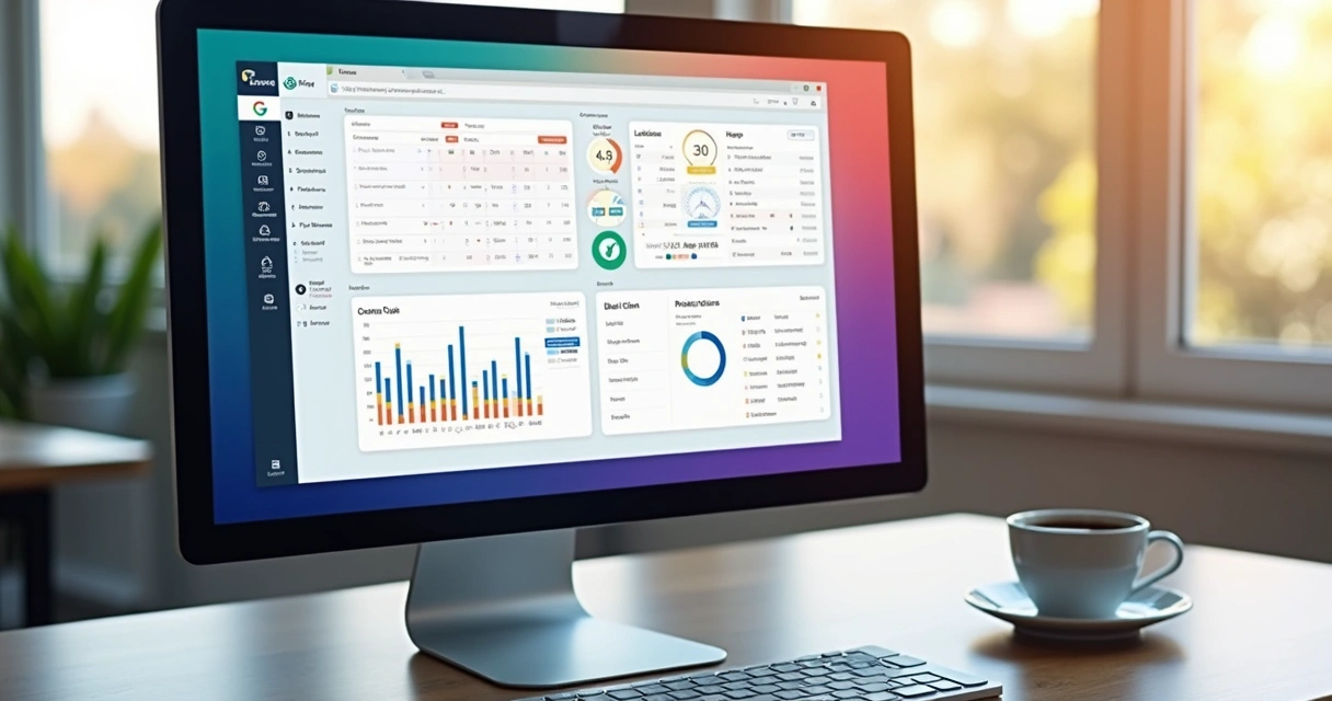 Tela da plataforma PlayBPO com gráficos e tarefas em destaque 