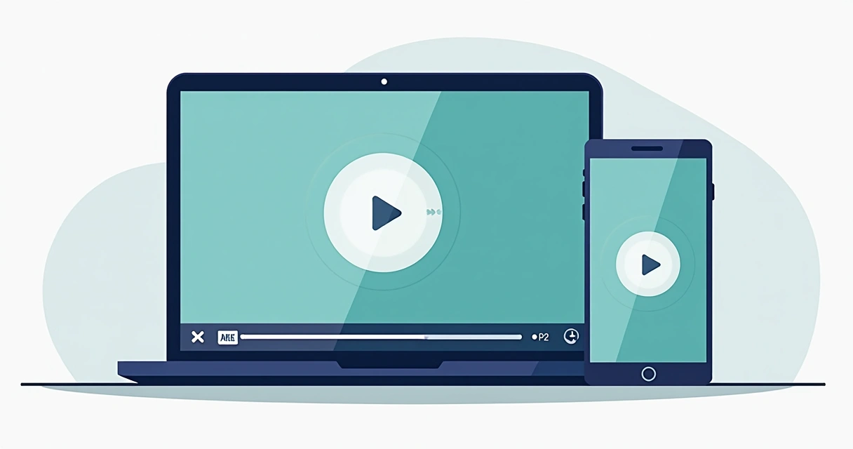 Player de vídeo com capítulos e legendas em aula online 