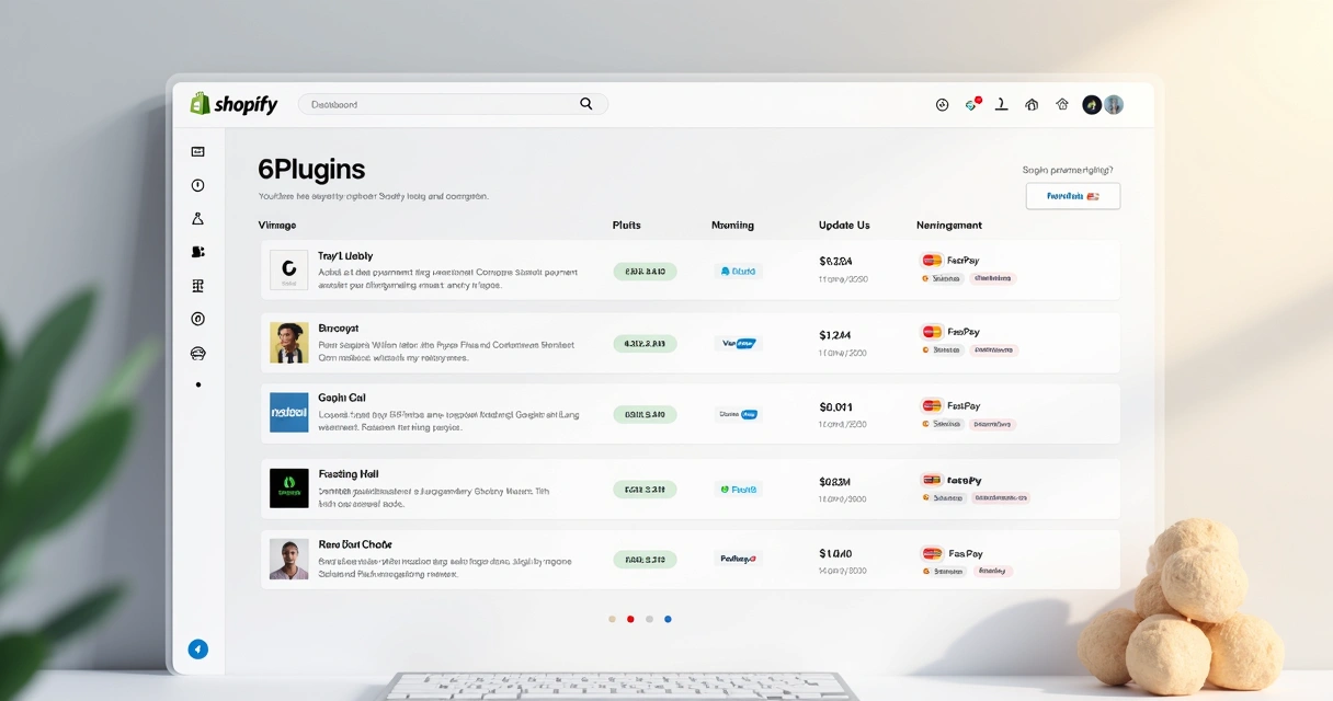 Plugins de integração de pagamentos em loja virtual Shopify 