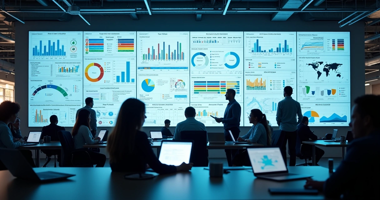 Dashboard digital do PMO CAPEX industrial mostrando progresso dos projetos 