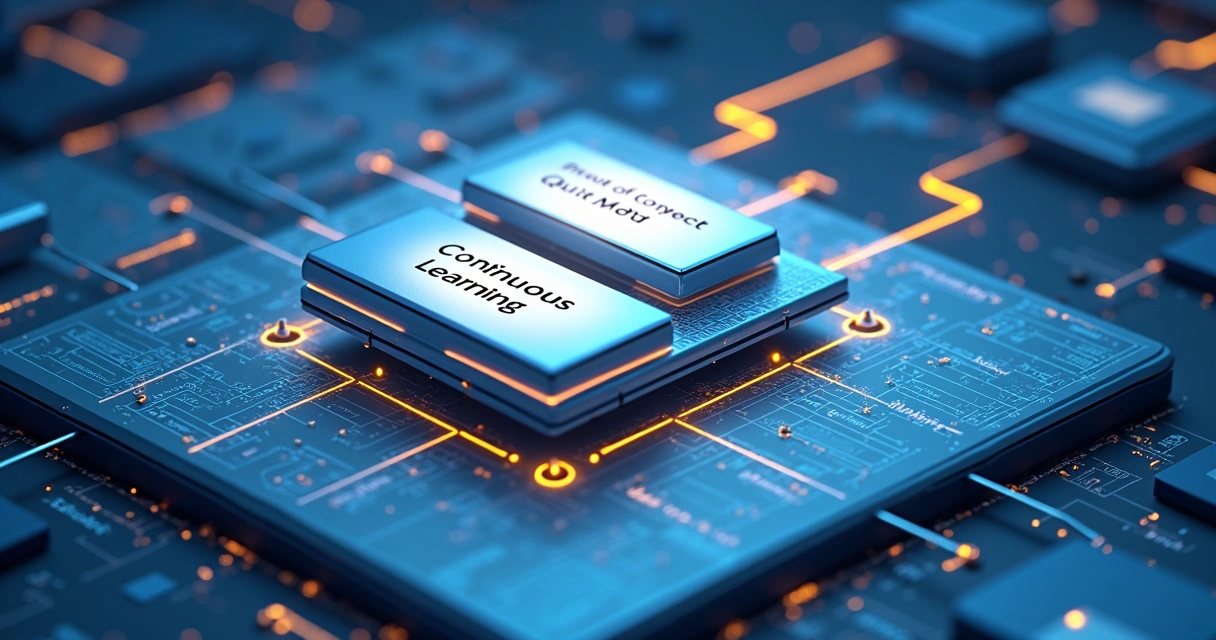 Elementos visuais representando integração entre validação e entregas rápidas em IA 