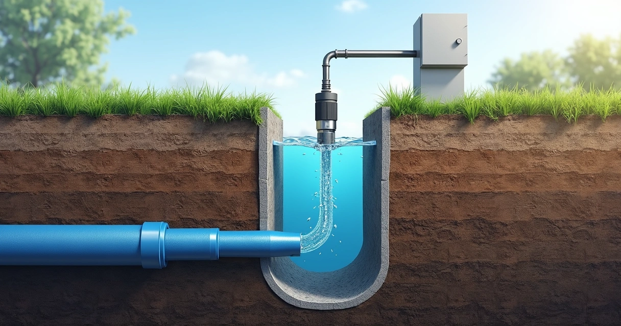 Instalação de bomba submersa em poço artesiano 