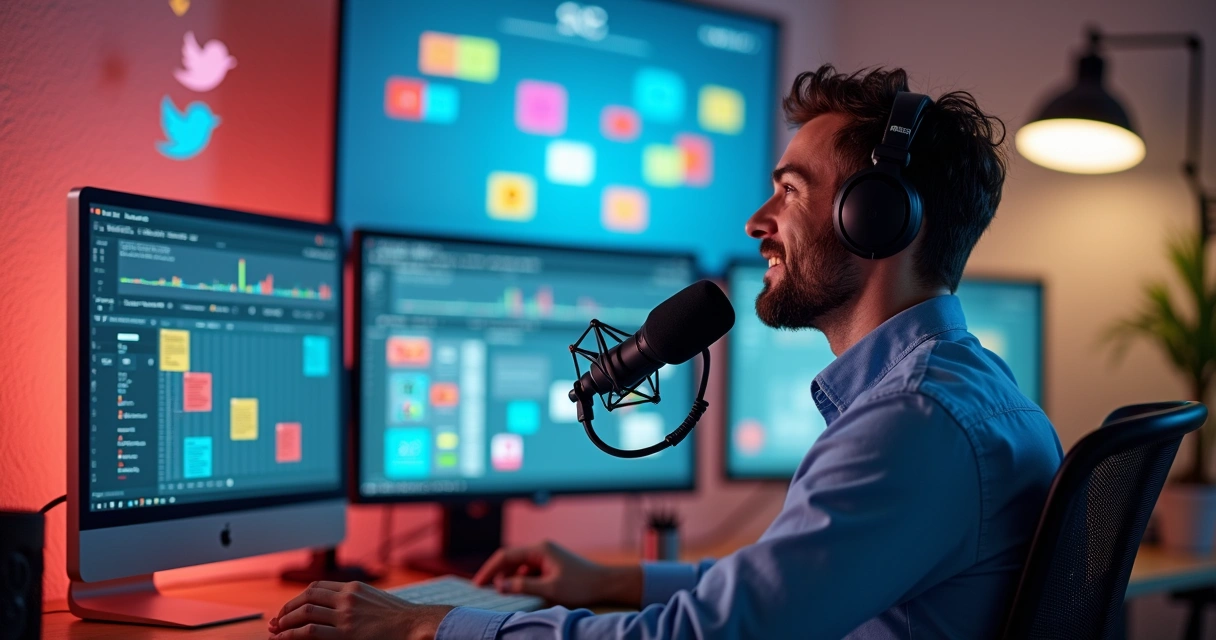 Podcaster creating multiple clips automatically