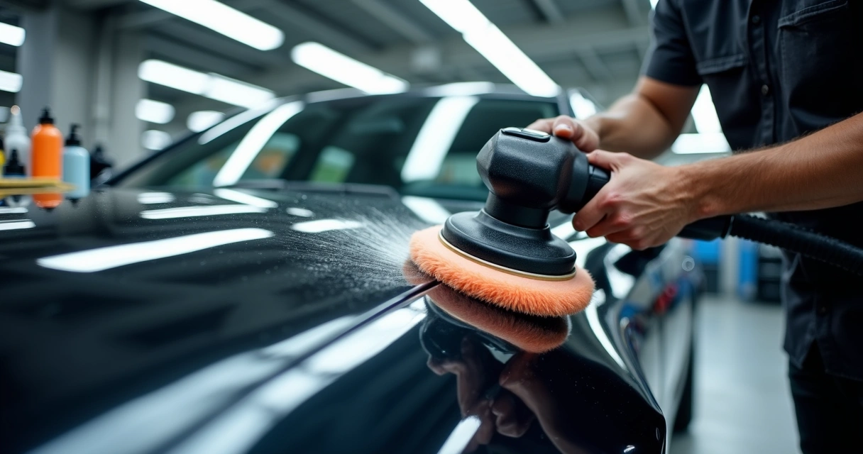 Polimento técnico na pintura do veículo 