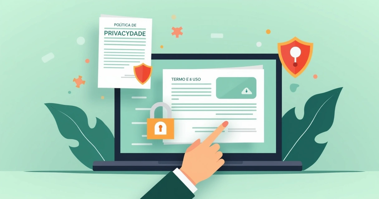 Política de privacidade em site de loja online 