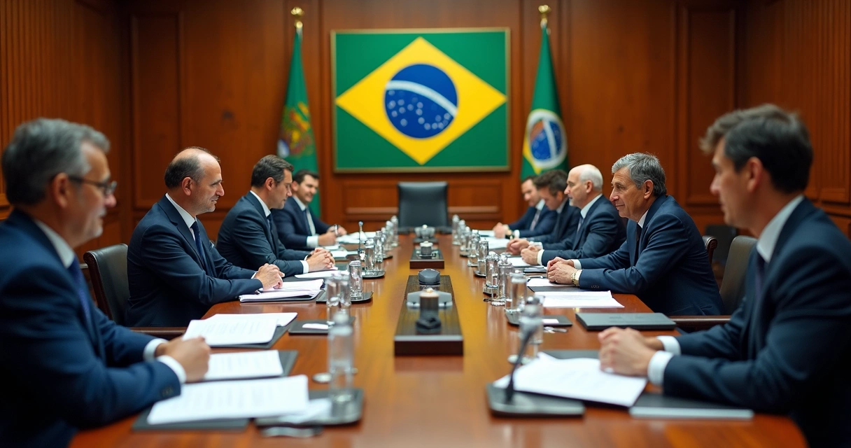 Reunião em uma câmara municipal com vereadores debatendo segurança trabalhista 