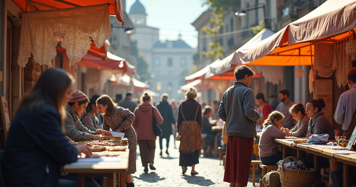 Centro de inovação e feira tradicional 
