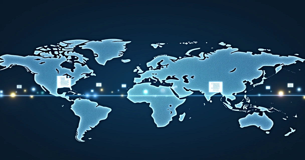Ponte virtual conecta mapas do Brasil e dos EUA com documentos fiscais 