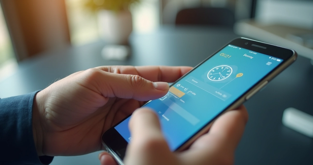 Registro de ponto digital pelo celular com GPS ativo, interface limpa e visível 