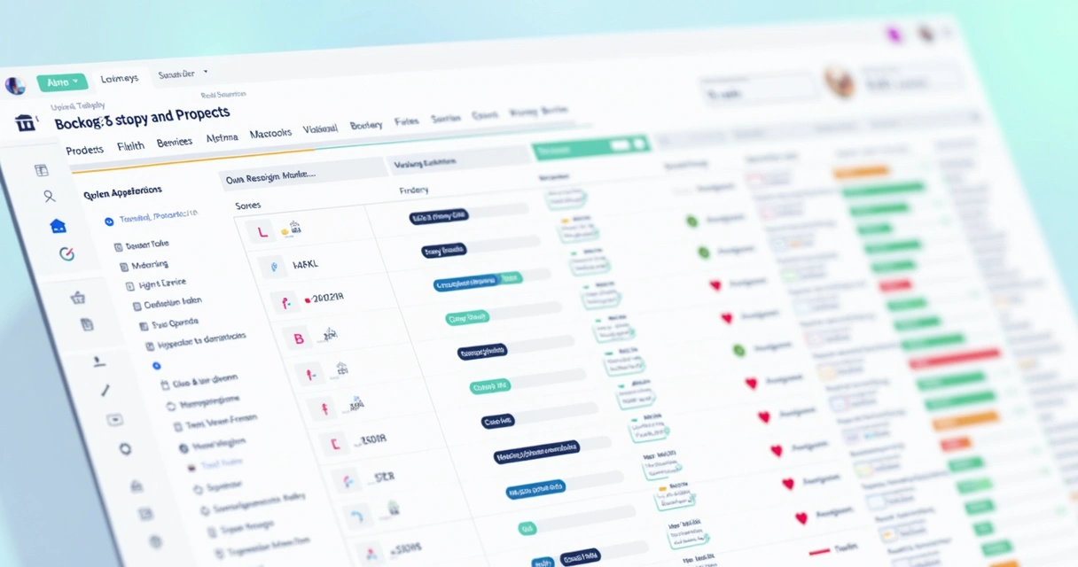 Tela digital com gráficos de pontuação de leads 