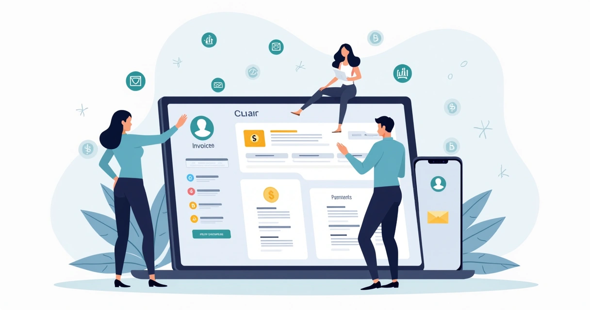 Portal do cliente personalizado em plataforma financeira 