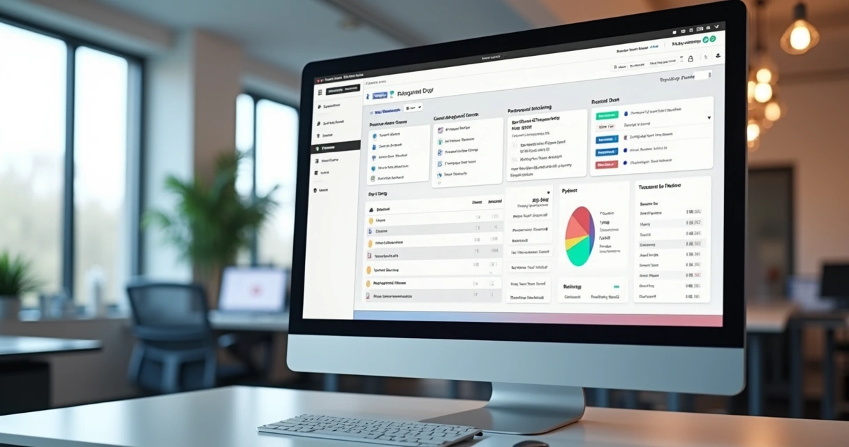 Visual do portal do inquilino em sistema imobiliário 