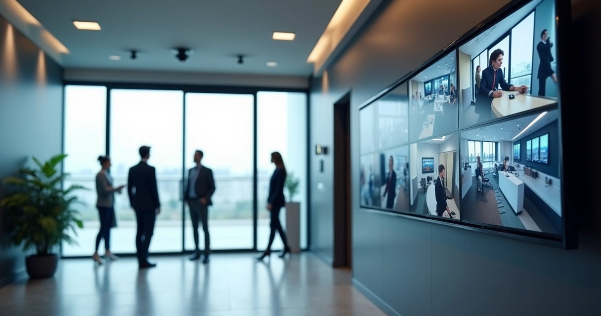 Integração de portas automáticas com sistema de câmeras de videomonitoramento 
