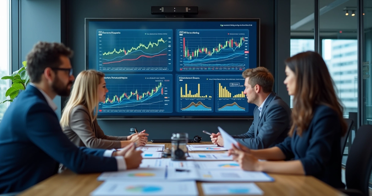 Dynamic risk dashboard with charts, stress scenario curves, and MtM analytics 