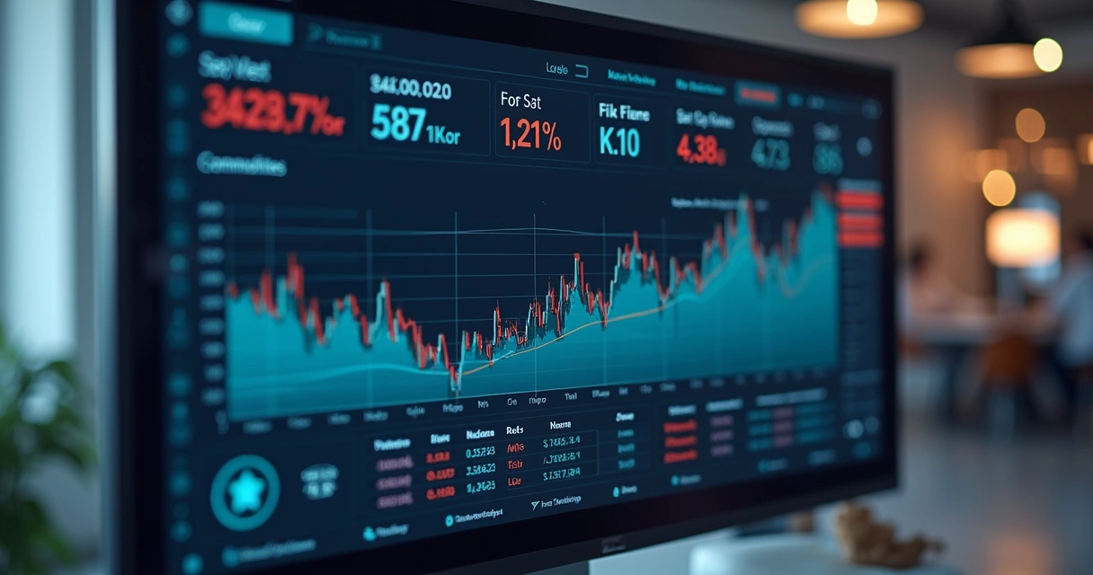 Digital dashboard showing risk metrics and portfolio protection 